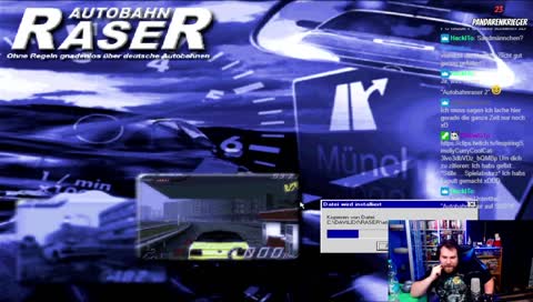 Sag mal heady... wie heißt nochmal das Spiel was du grade installieren willst ? :D autobahnraser